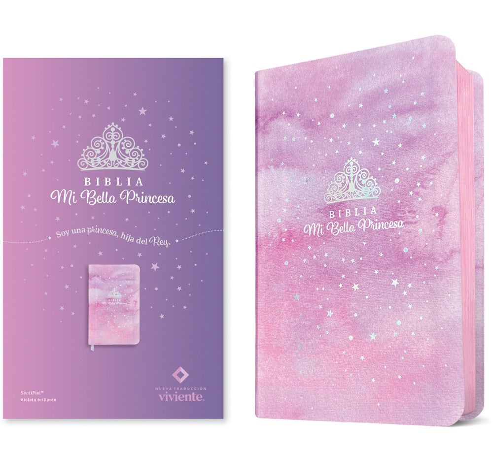 NTV Mi Bella Princesa (NLT My Beautiful Princess)-Violet Sparkles Leatherlike