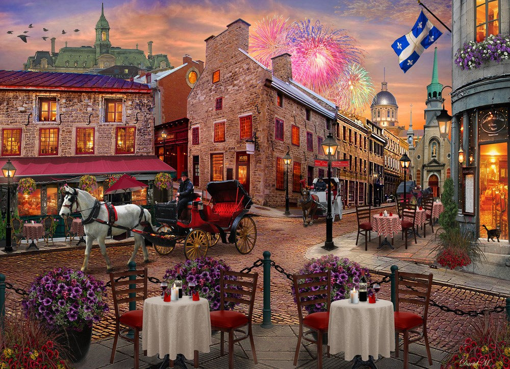 Jigsaw Puzzle-Old Montreal (1000 Pieces)