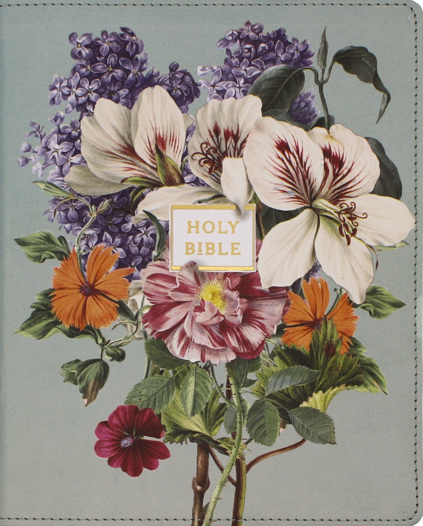 NIV Artisan Collection Large Print Bible (Comfort Print)-Multi-Color/Blush Floral Leathersoft