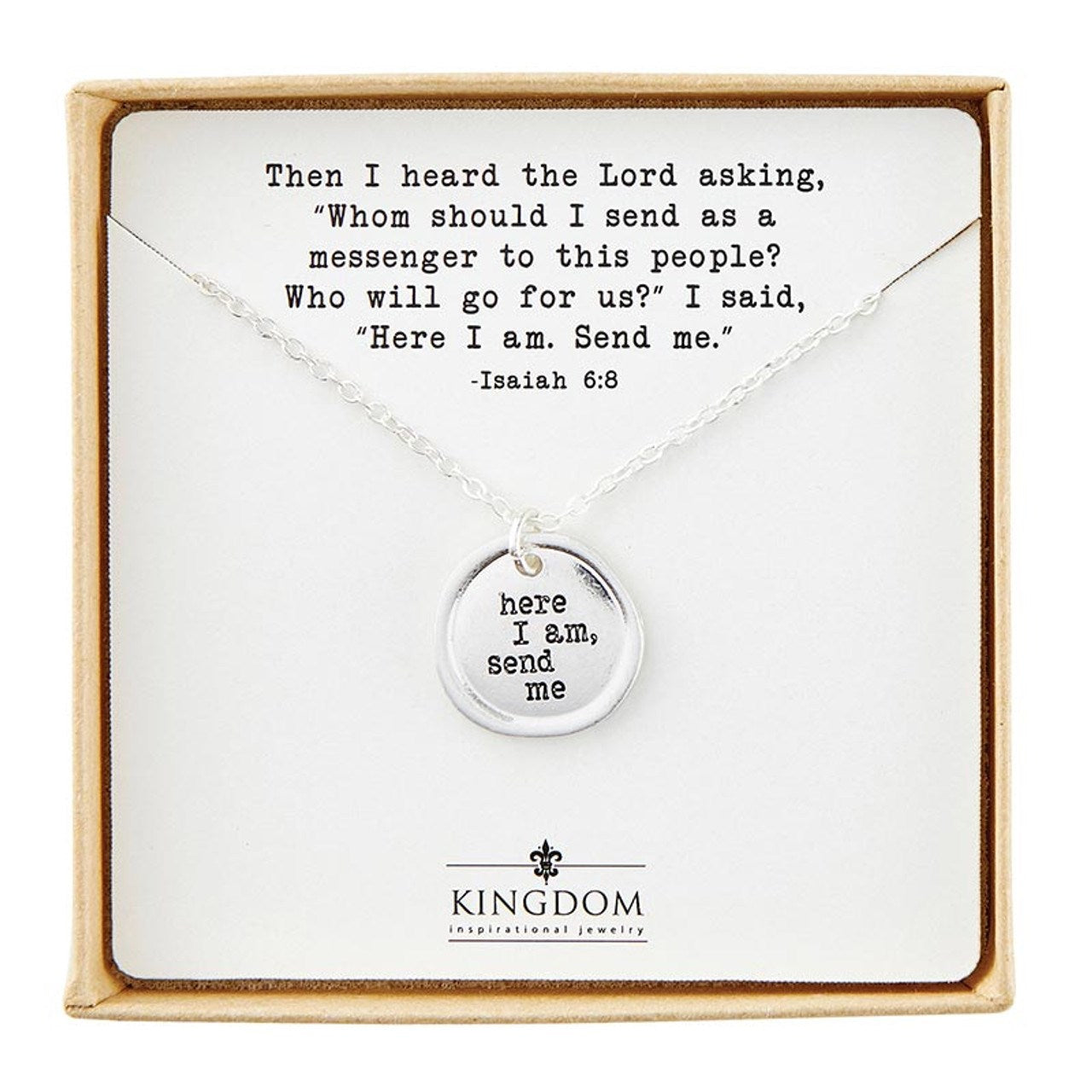 Necklace-Sealed In Faith Pendant-Loved (18" w/ 2" Extender)