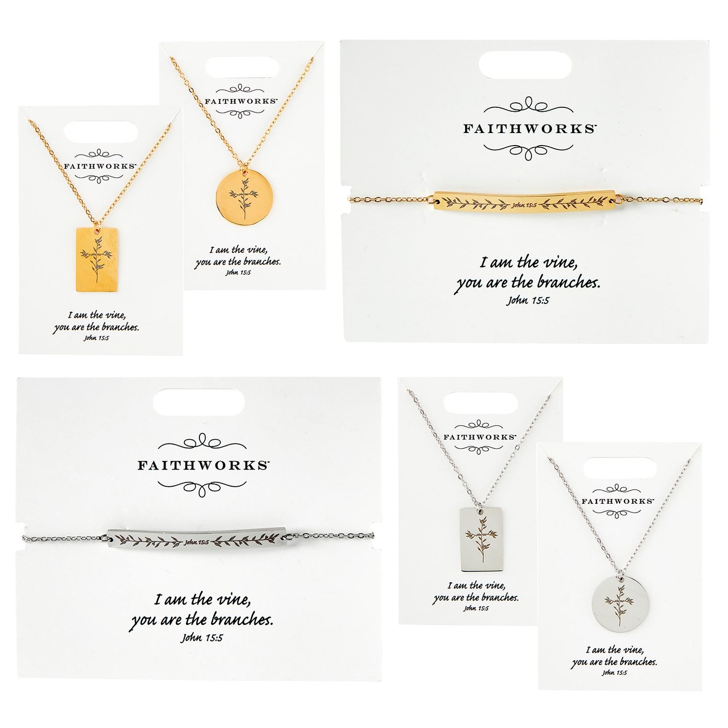 Packsmart - Jesus The Vine Bracelet/Necklaces (13 Pieces)