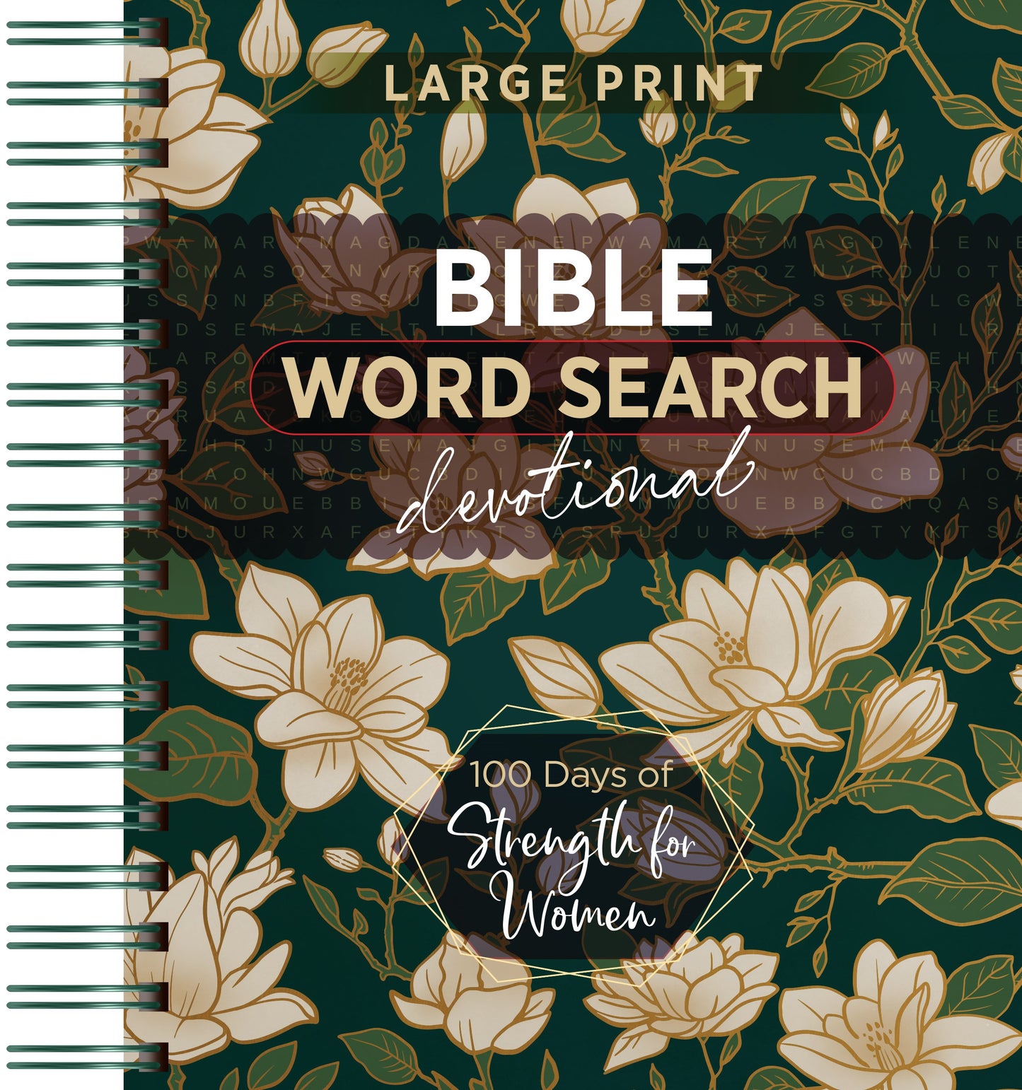 100 Days Of Strength for Women Large Print (Word Search Devotional)