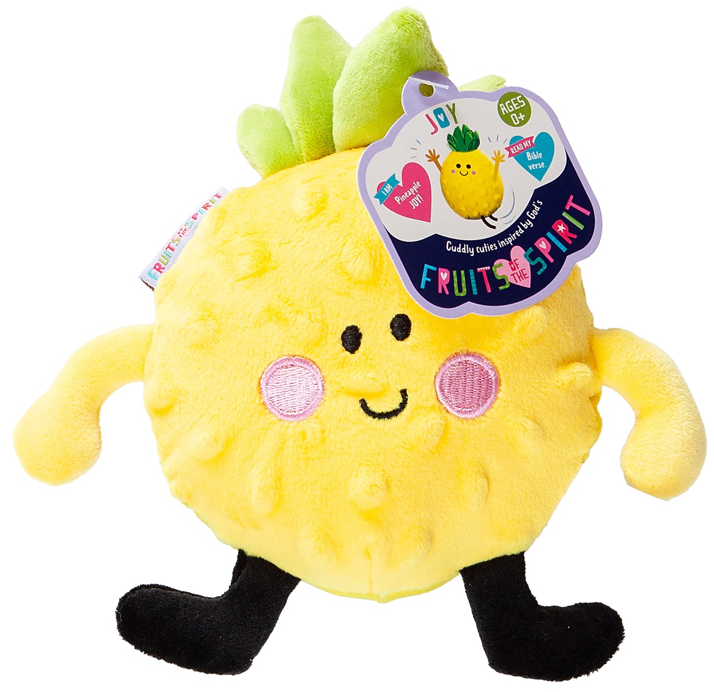 Plush-Fruits Of the Spirit: Pineapple (Cutie Fruities) (4" x 5-1/2")