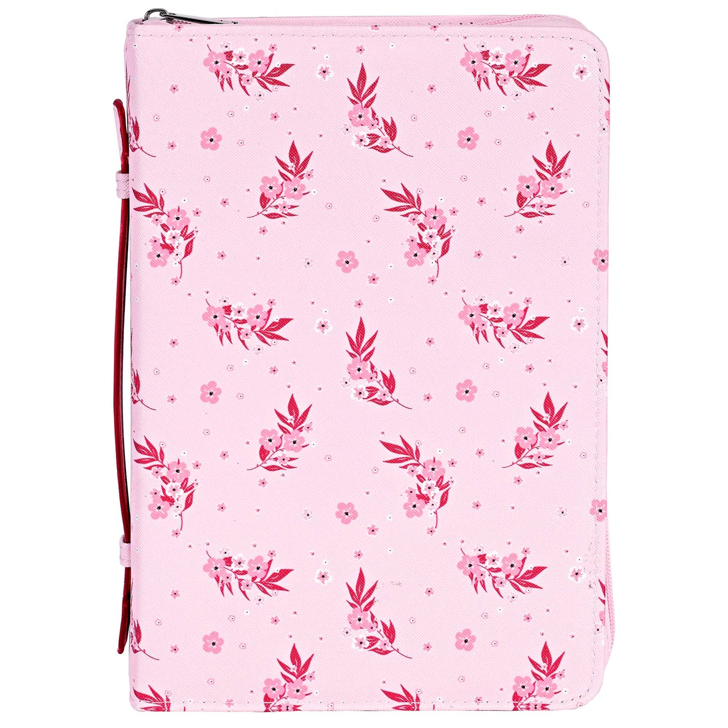 Bible Cover-Pink Small Floral-LRG