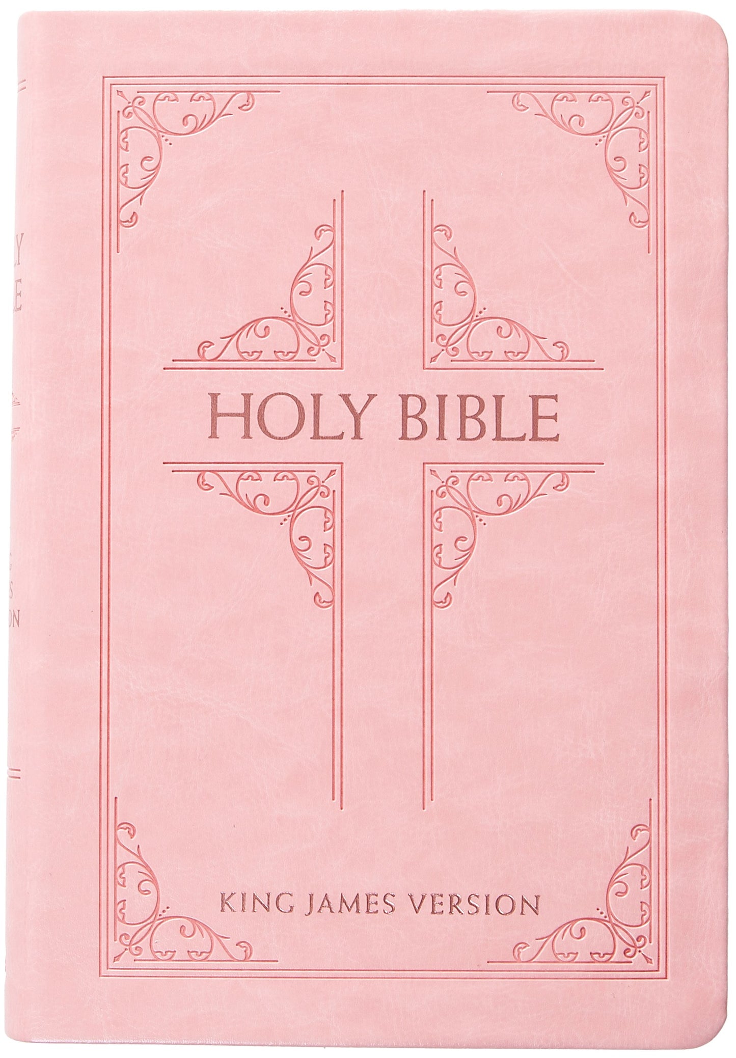KJV Giant Print Bible-Blush Imitation Leather