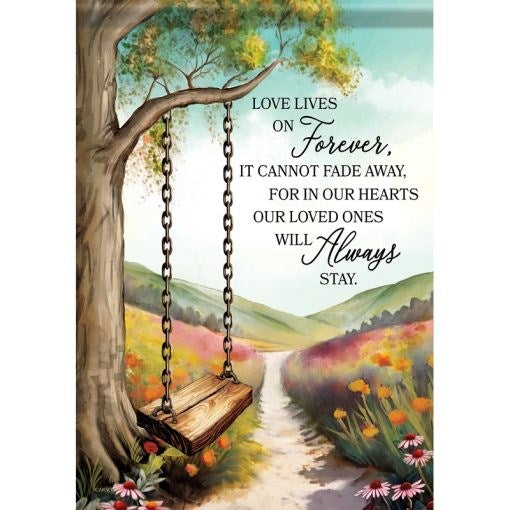Flag-Garden-Durasoft-Always Stay (12.5" x 18")
