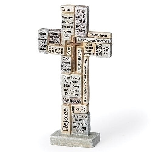 Table Cross Keepsake-Crossword (4.5")