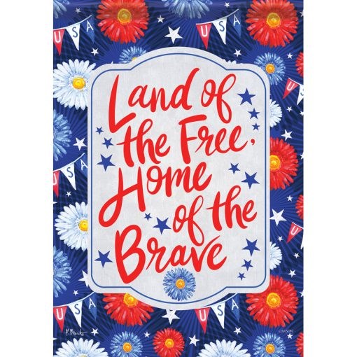 Flag-Garden-Dura Soft-USA Daisy (12.5" x 18")