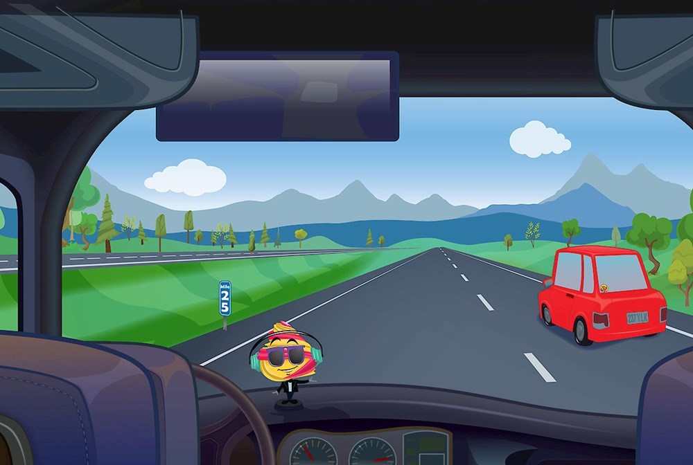 VBS-Road Trip: Decorating Mural (3 Panels To Tile 6' x 9') (2025)