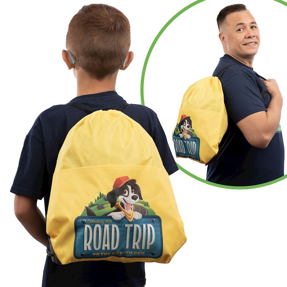 VBS-Road Trip: Drawstring Bag with Pocket (Pack Of 6) (2025)