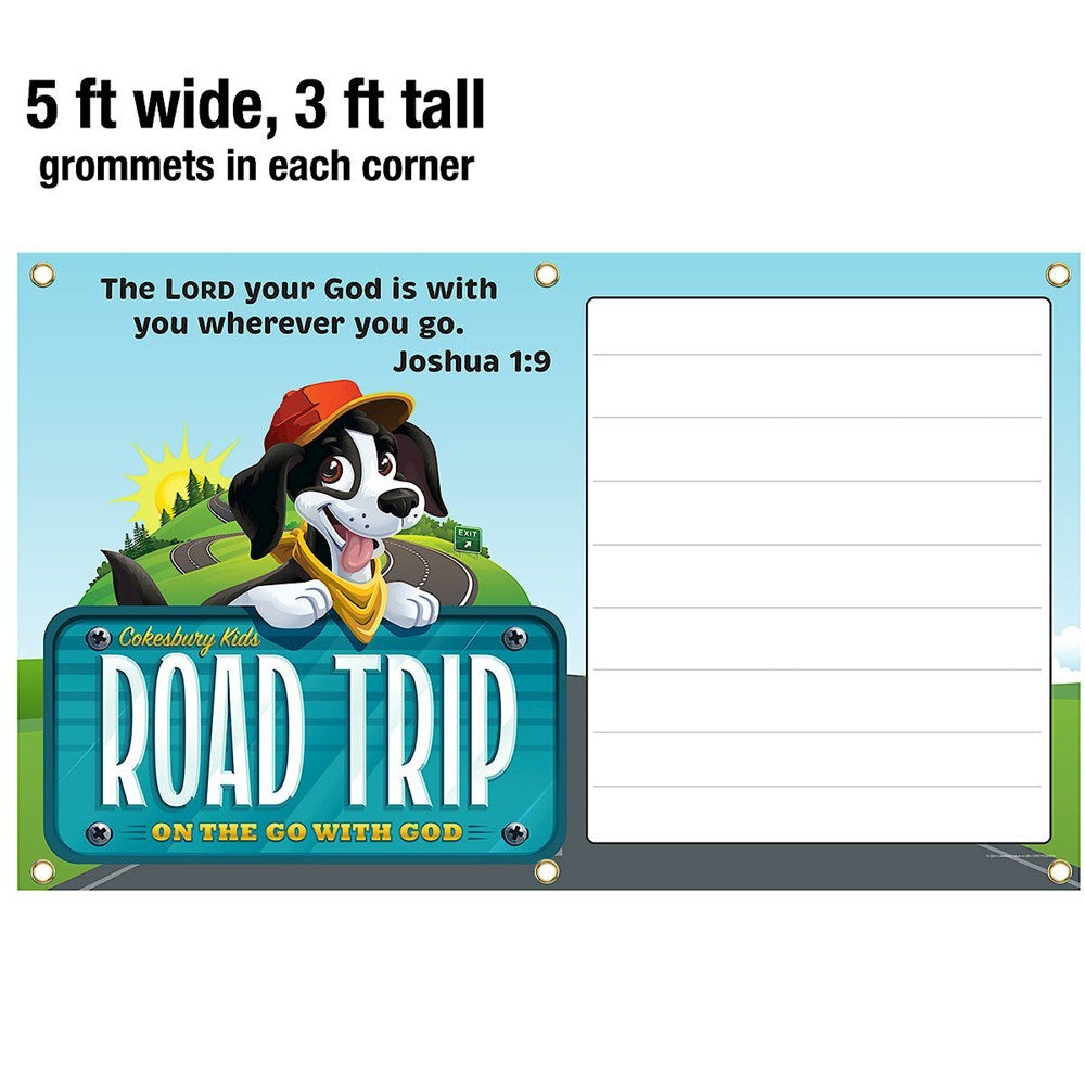VBS-Road Trip: Outdoor Banner (2025)