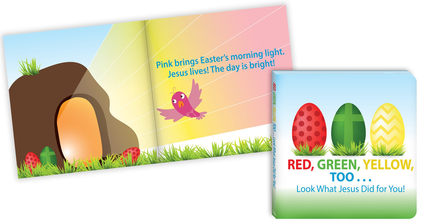 Board Book-Red Green Yellow Too (Pack Of 6)