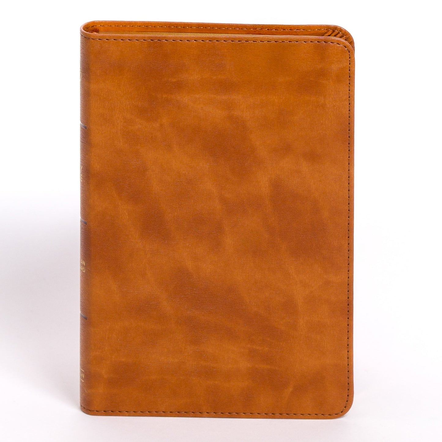 CSB Personal Size Bible-Saddle LeatherTouch