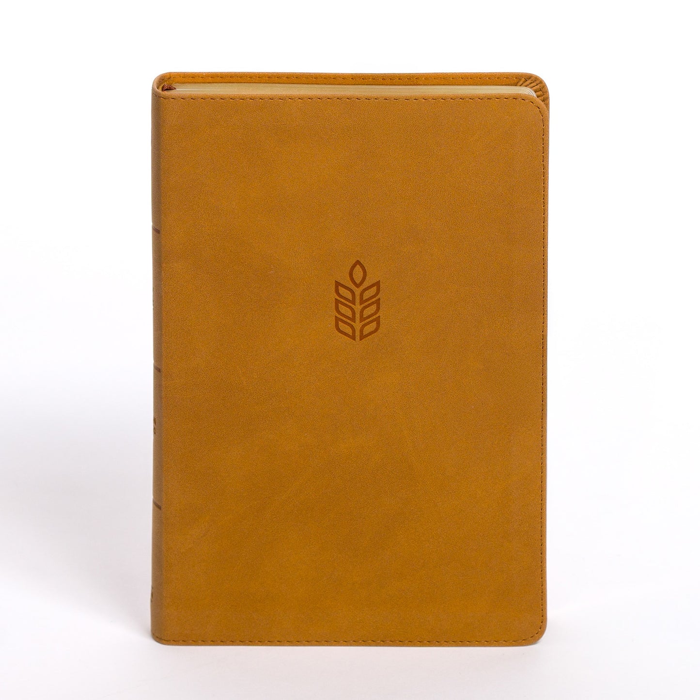 CSB Personal Size Giant Print Bible-Camel SuedeSoft LeatherTouch
