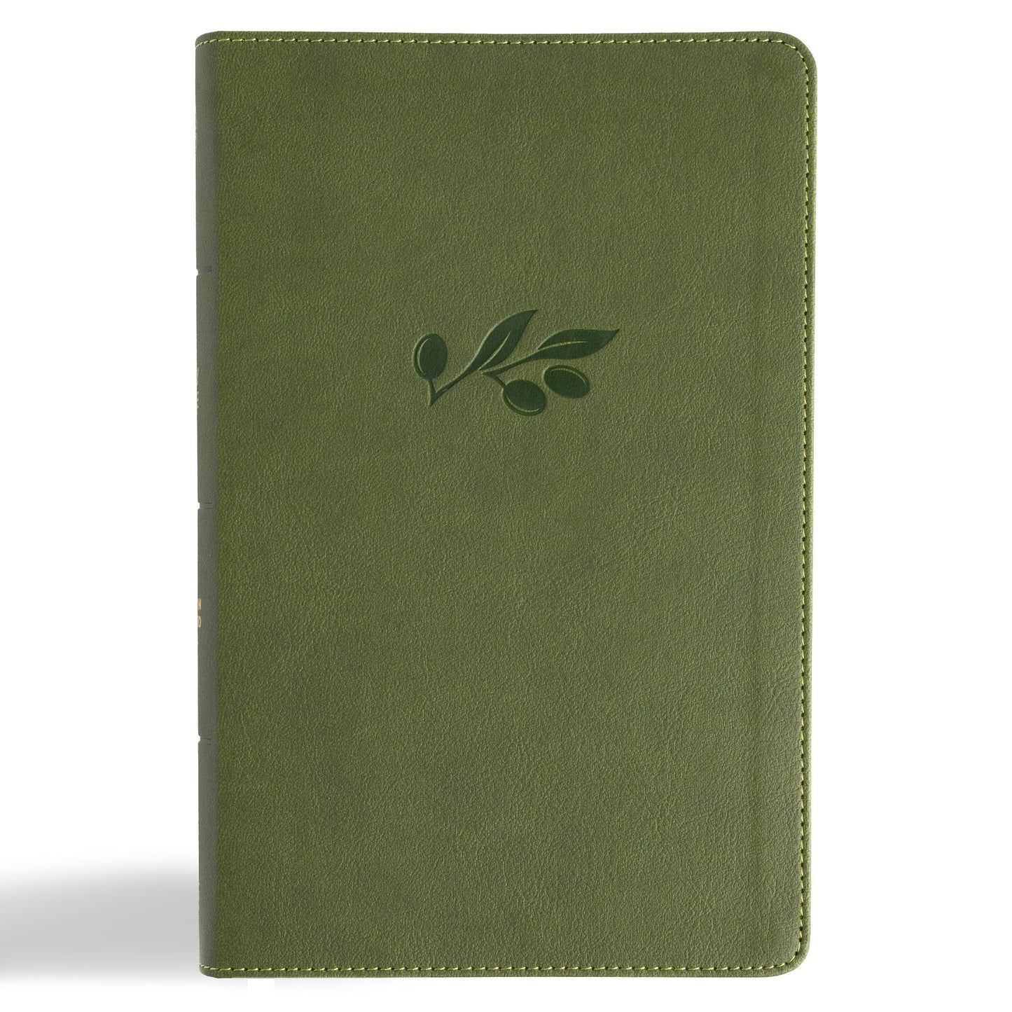 CSB Single-Column Personal Size Reference Bible-Olive LeatherTouch