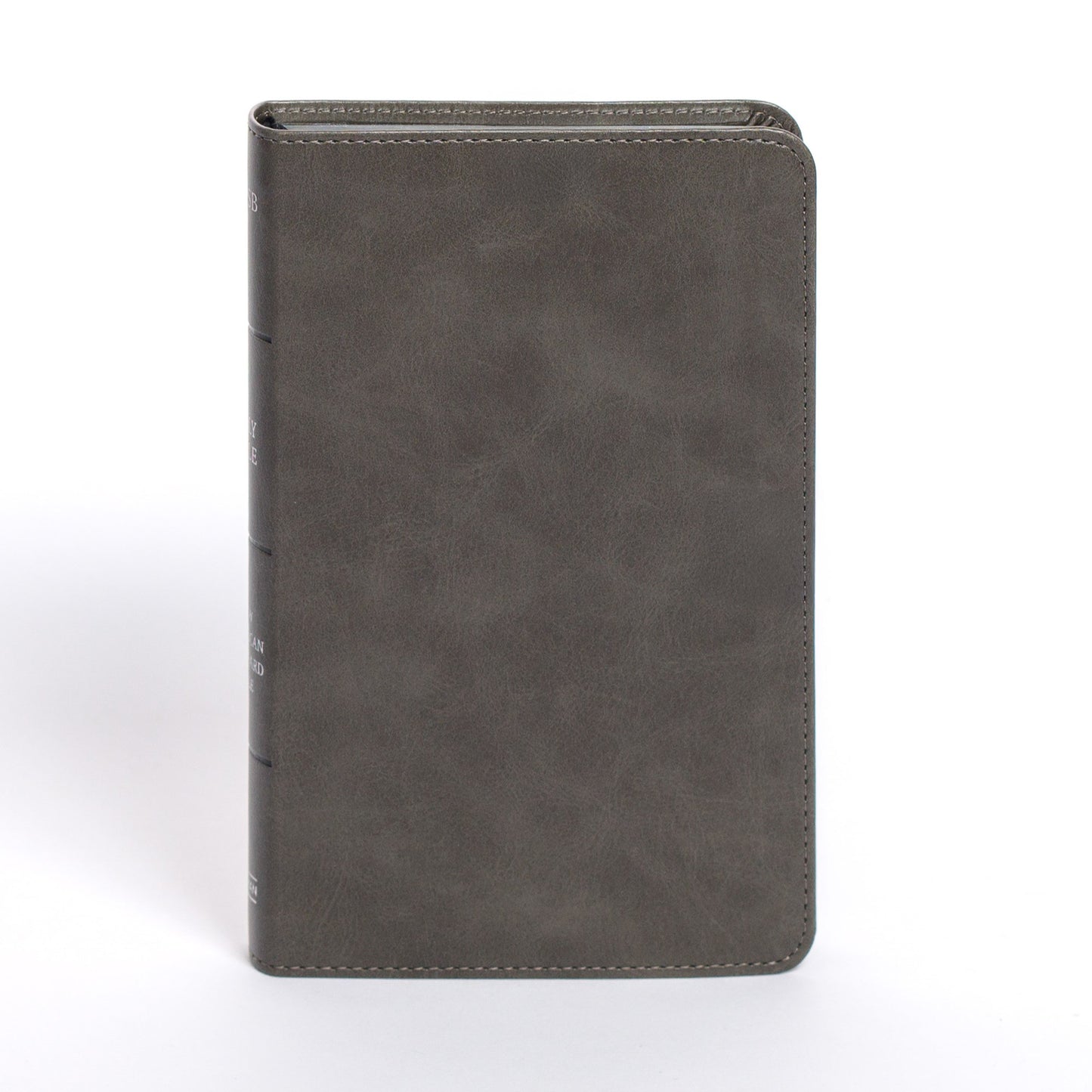 NASB 2020 Personal Size Bible-Charcoal LeatherTouch