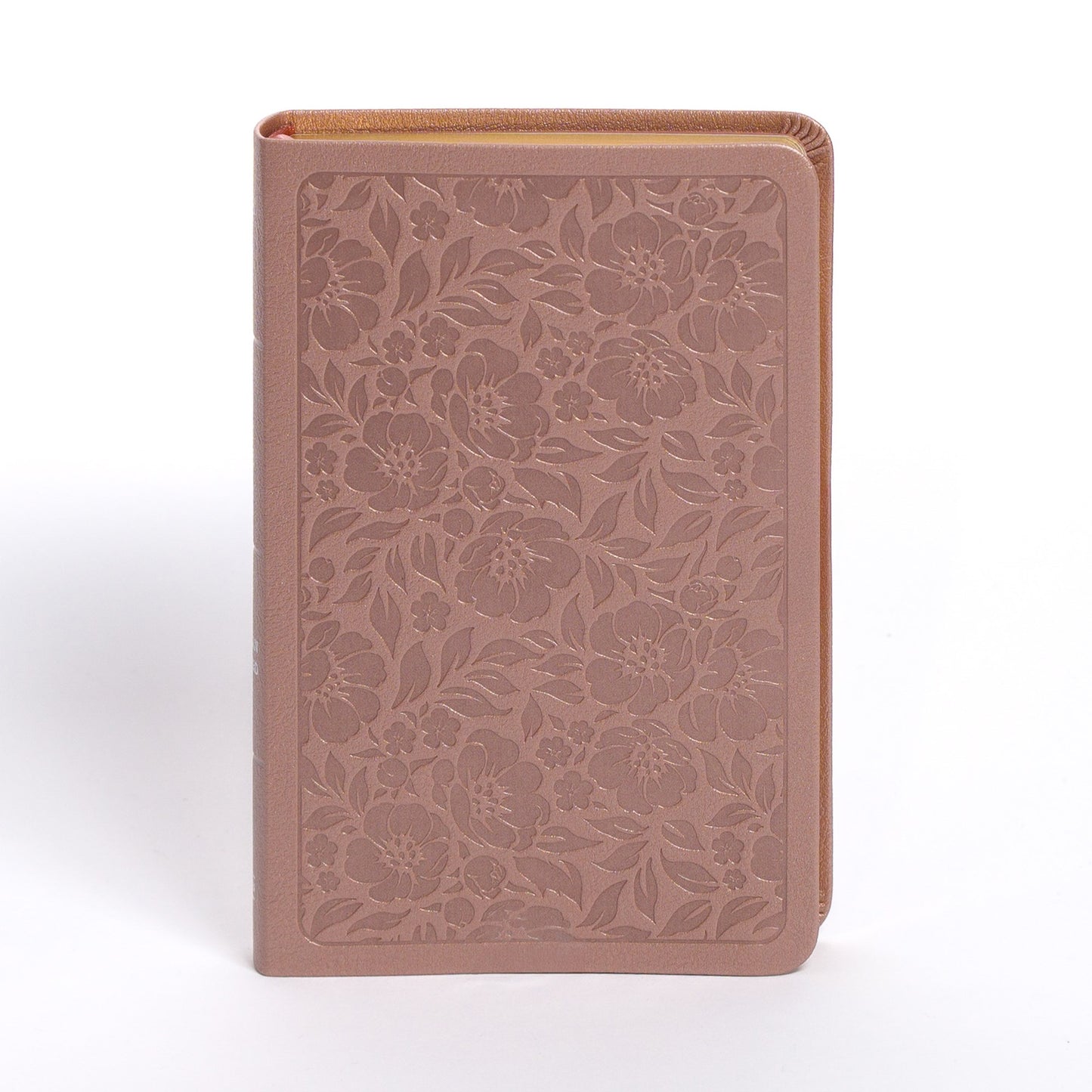 NASB 2020 Personal Size Bible-Rose Gold LeatherTouch