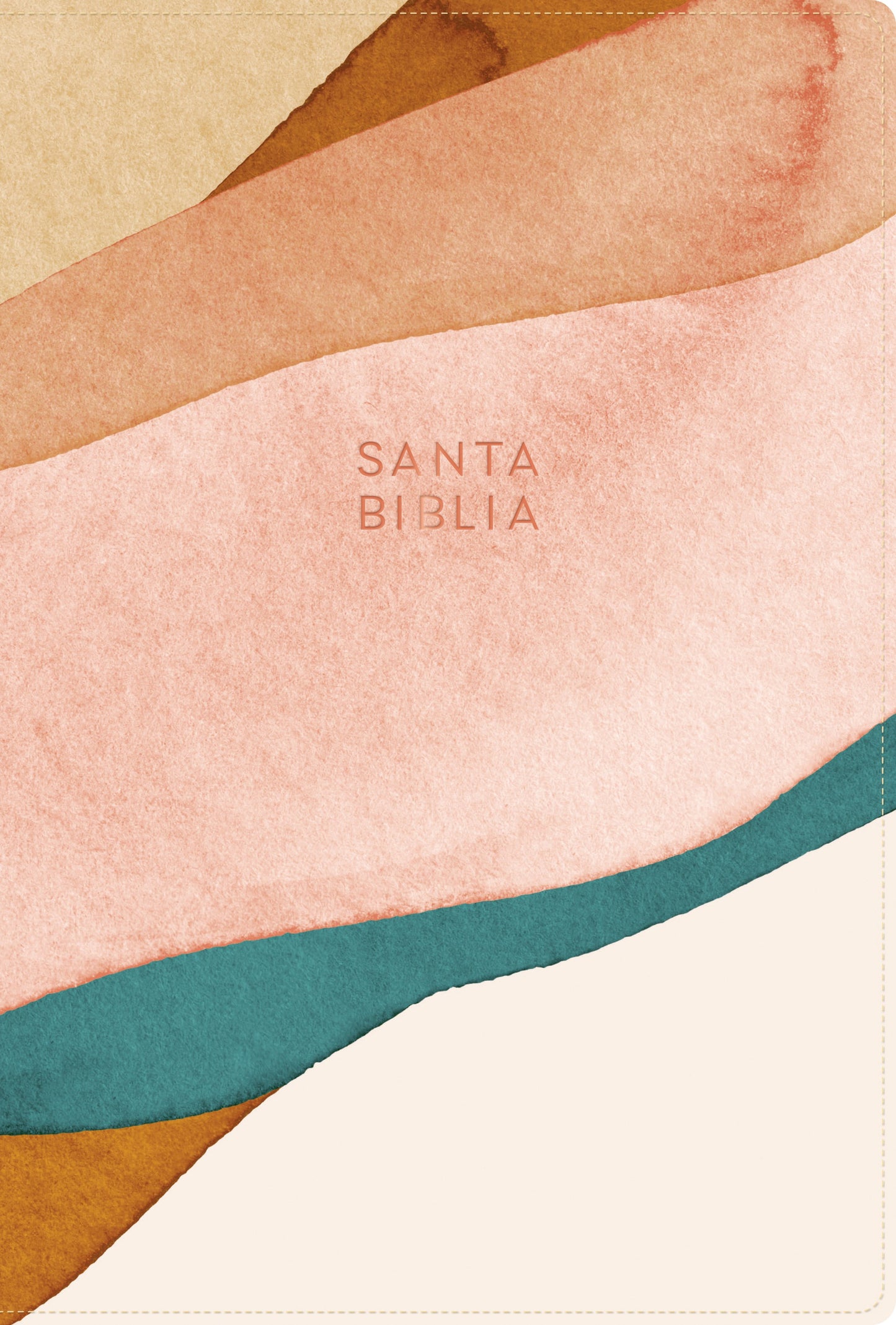 RVR 1960 Biblia Letra Grande Tamano Manual Edicion Especial (Hand Size Giant Print)-Watercolor LeatherTouch