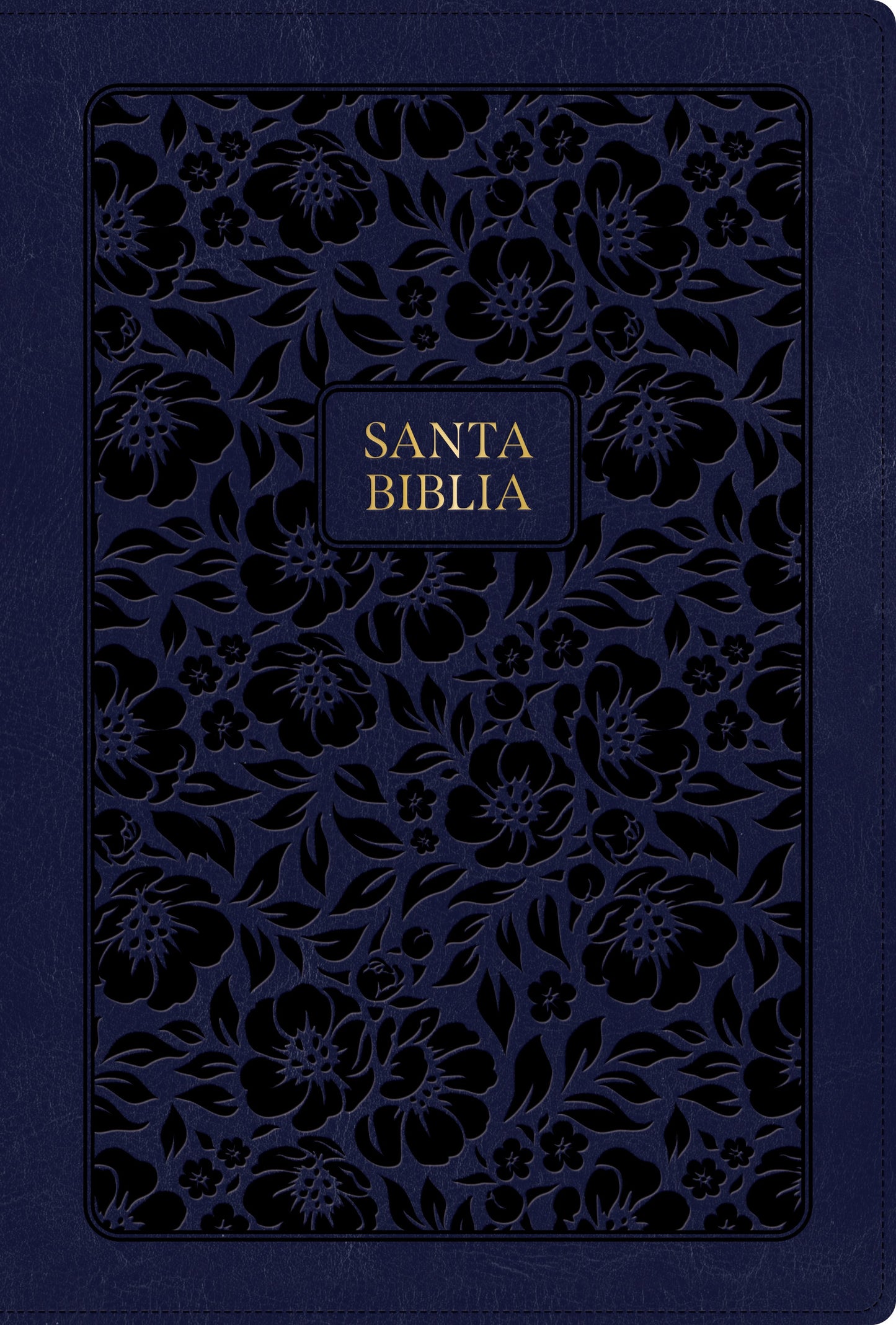 RVR 1960 Biblia Letra Grande Tamano Manual Edicion Especial (Hand Size Giant Print)-Navy LeatherTouch