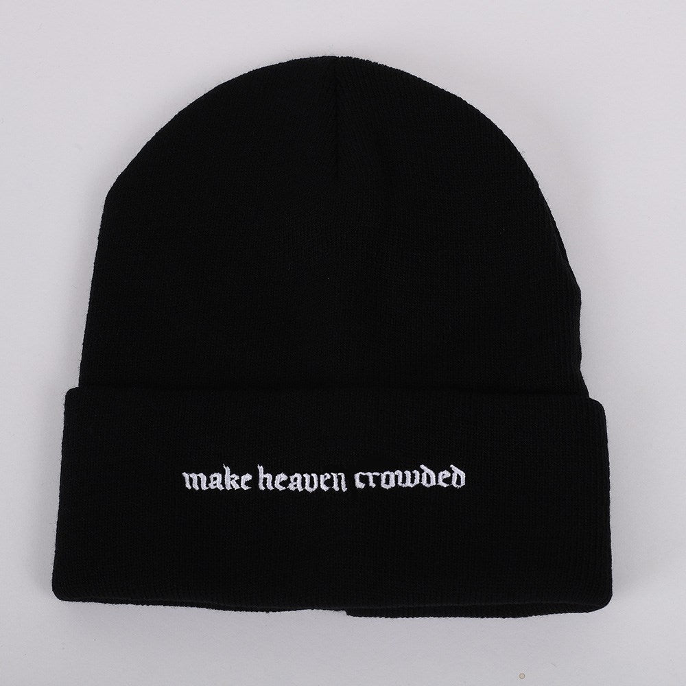 Beanie-Make Heaven Crowded-Black