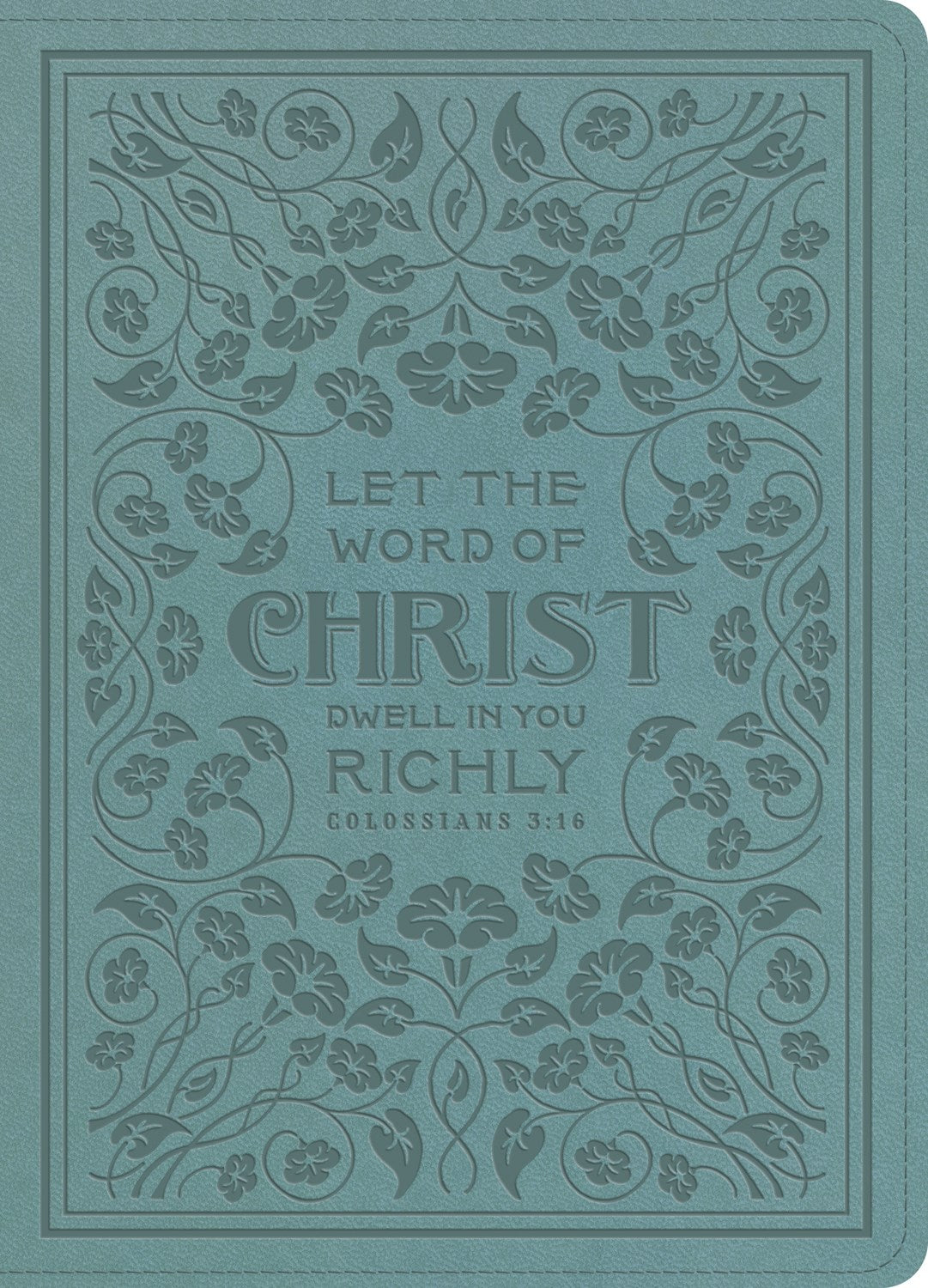 ESV Illuminated Bible-Art Journaling Edition-Paris Sky Colossians 3:16 Design Trutone