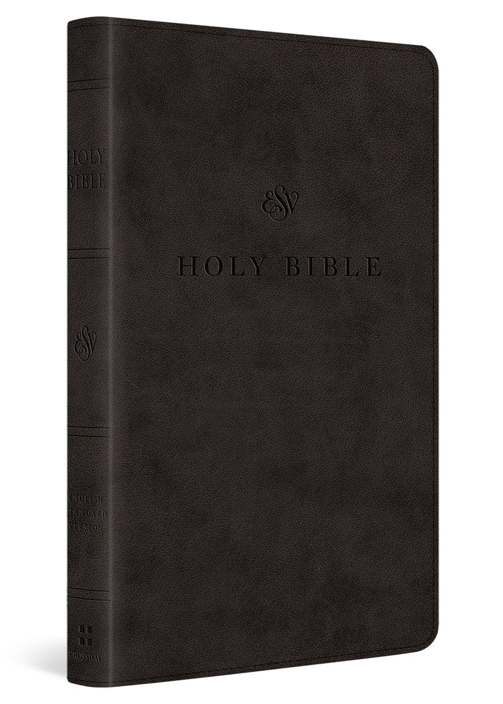 ESV Large Print Premium Church Bible (RL)-Black TruTone