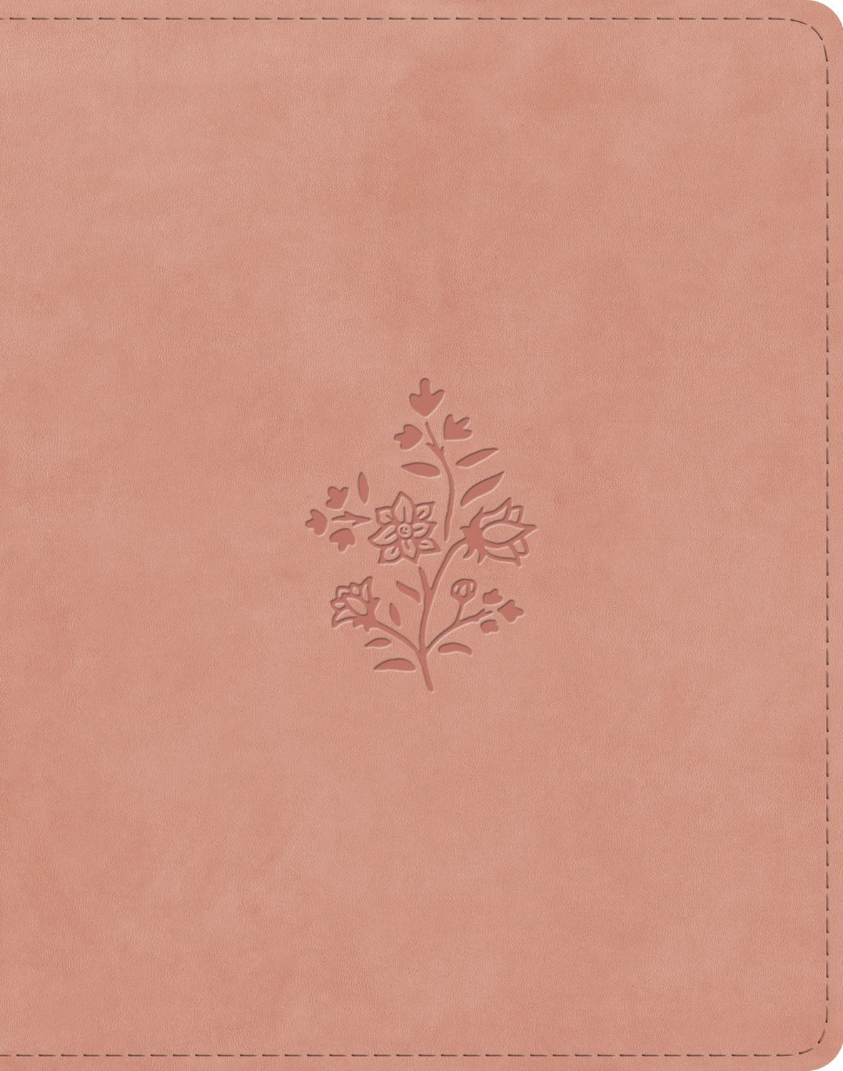 ESV Single Column Journaling Bible-Blush Rose Wildflower Design TruTone
