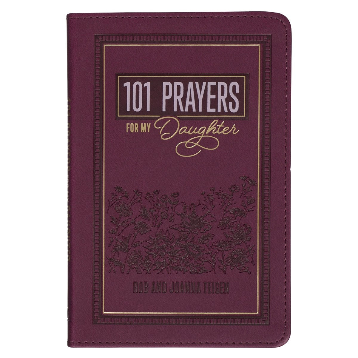 Devotional Gift Book-101 Prayers for My Daughter-Faux Leather