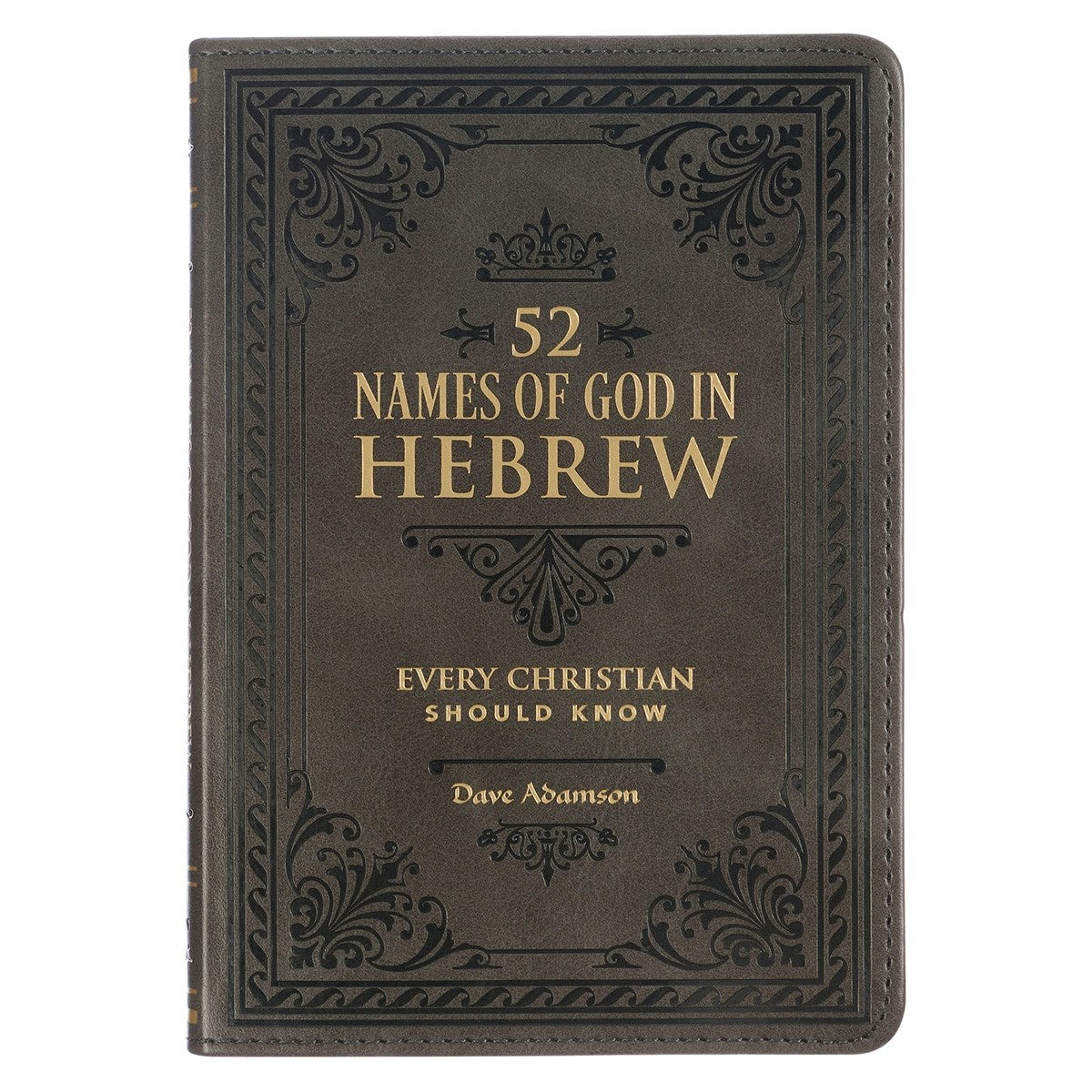 Devotional Gift Book-52 Hebrew Names of God-Faux Leather