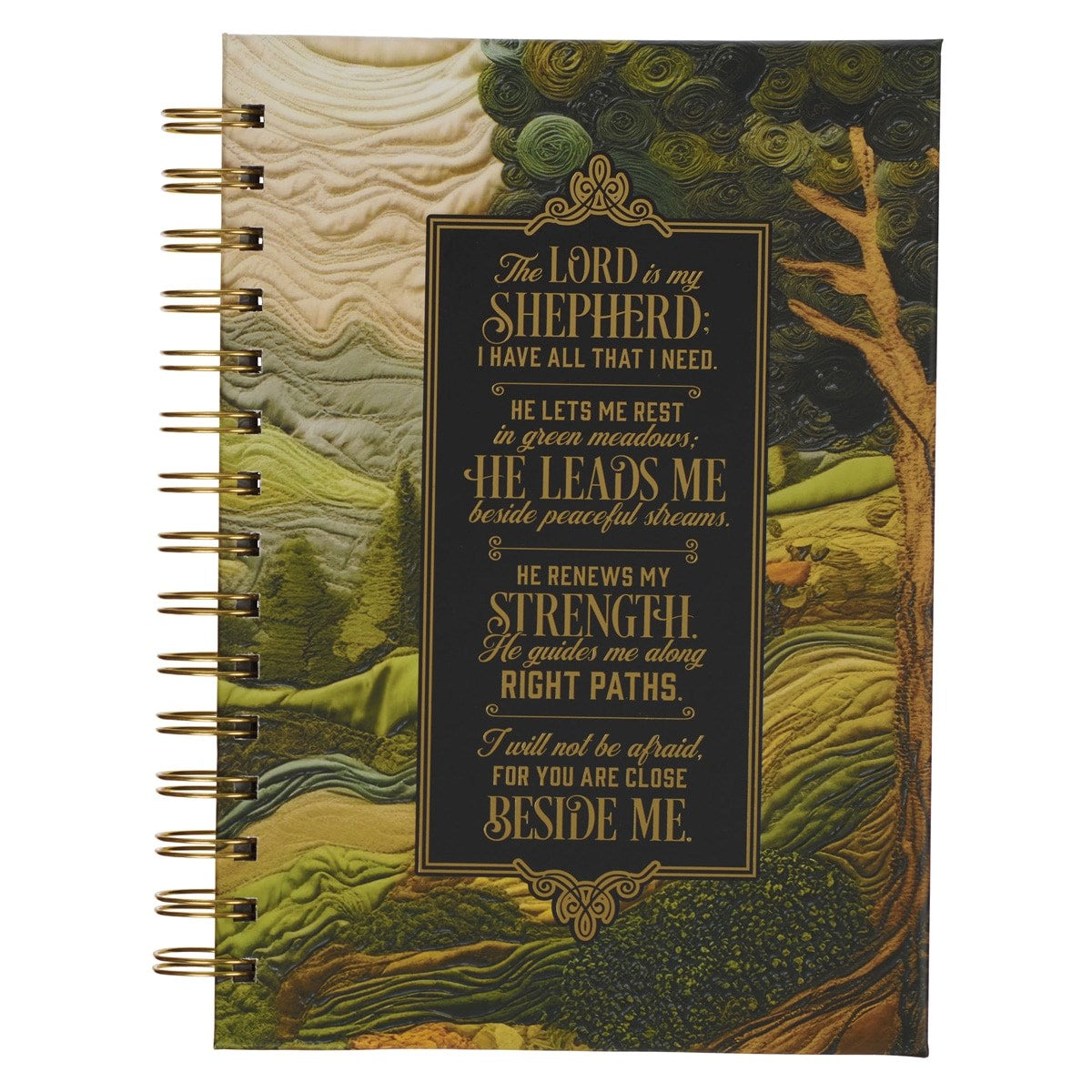 Journal Wirebound-The Lord Is My Shepherd Ps. 23-Tapestry