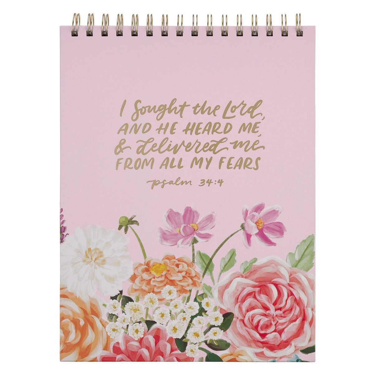Wirebound Notepad-I Sought the Lord Ps. 34:4