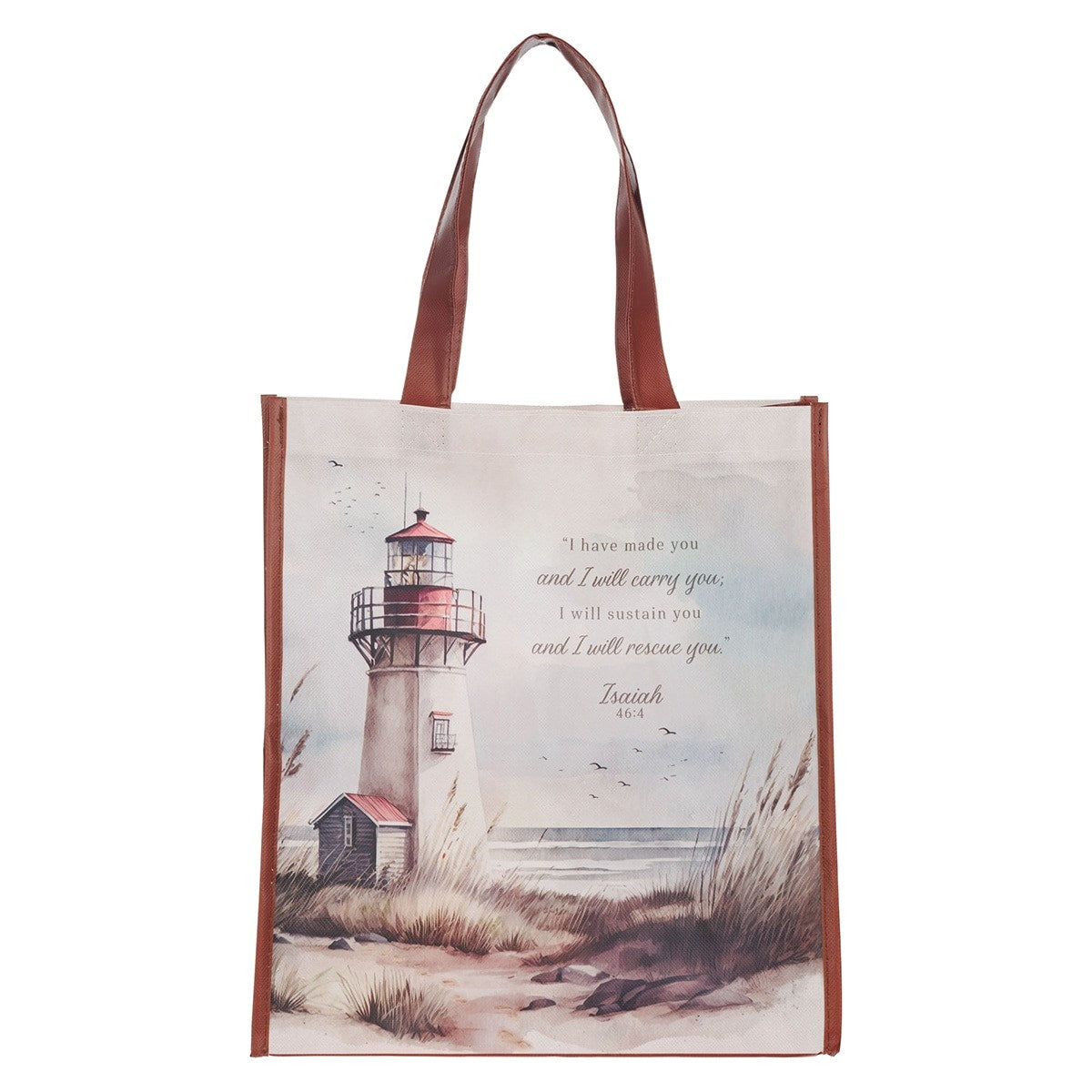 Tote-I Will Carry You Isa. 46:4-Lighthouse
