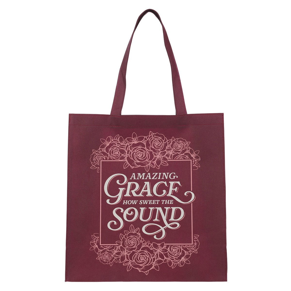 Tote-Amazing Grace-Burgundy