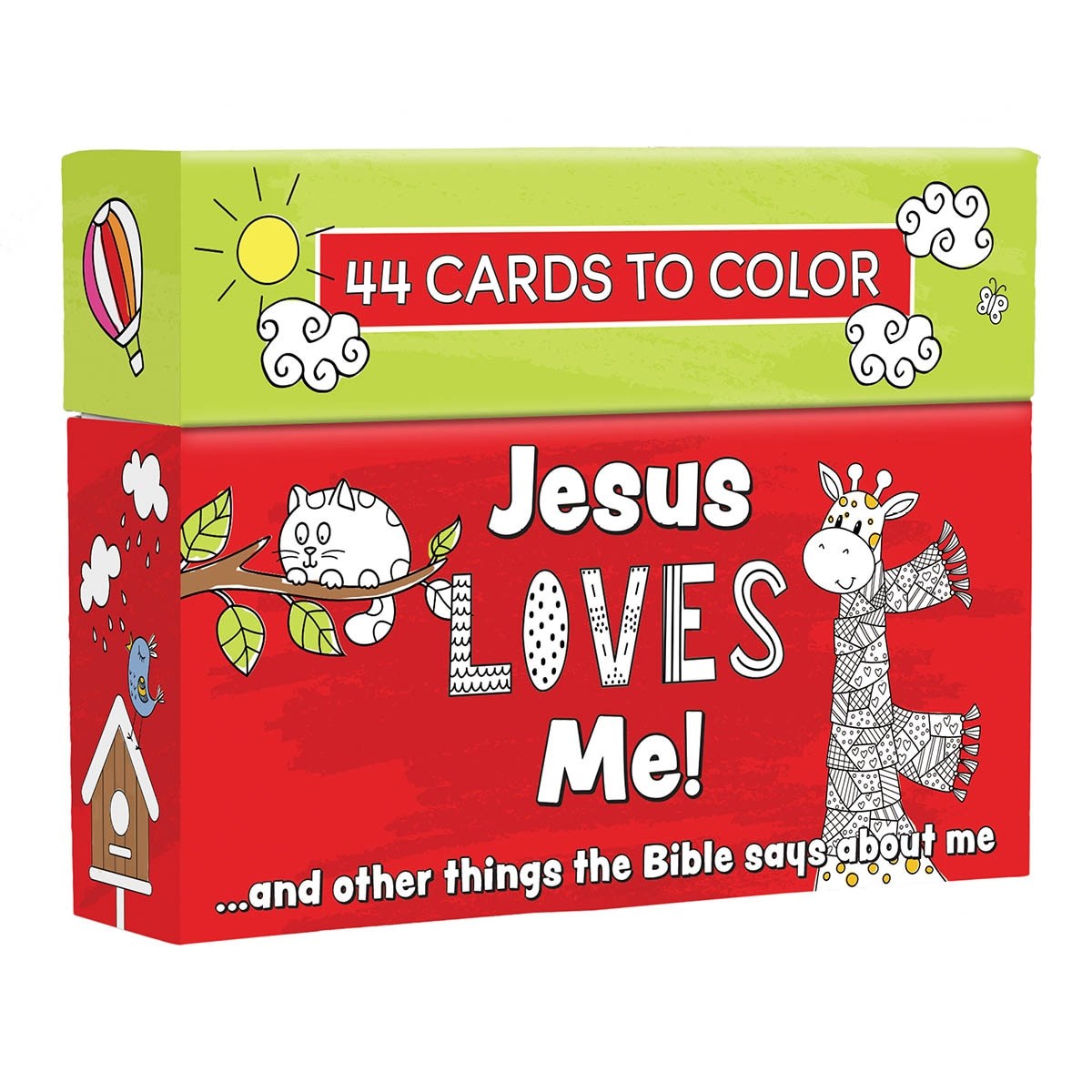 Coloring Cards-Jesus Loves Me