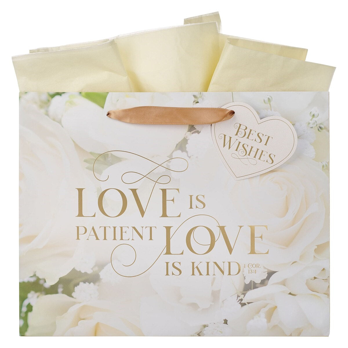 Gift Bag-Large Landscape-Mr. & Mrs. Love 1 Cor. 13:4
