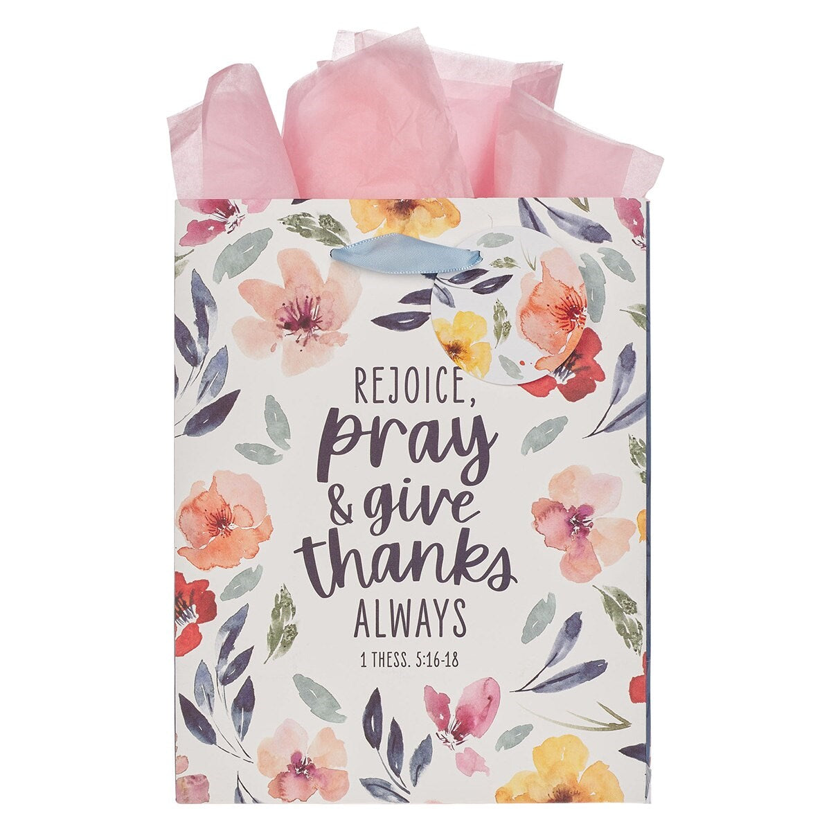 Gift Bag-Medium-Rejoice Always 1 Thess. 5:16-18