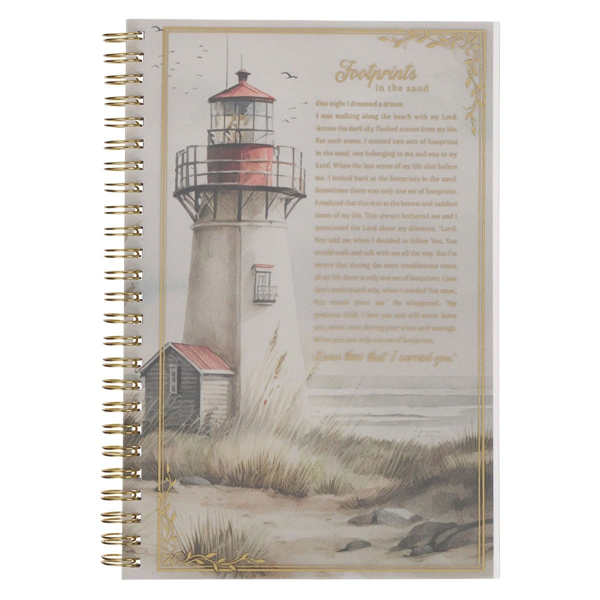 Notebook Wirebound-Lighthouse Footprints