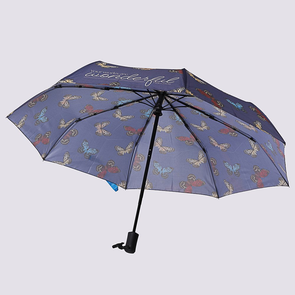 Umbrella-Compact-Wonderfully Made-Butterflies