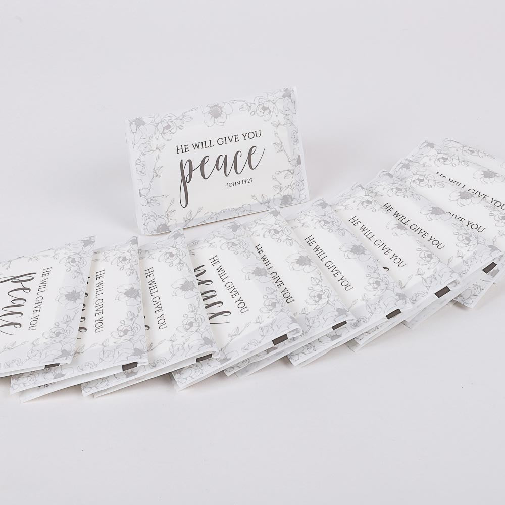 Tissue Pack-Pocket-Give You Peace (John 14:27) (12 Packs)