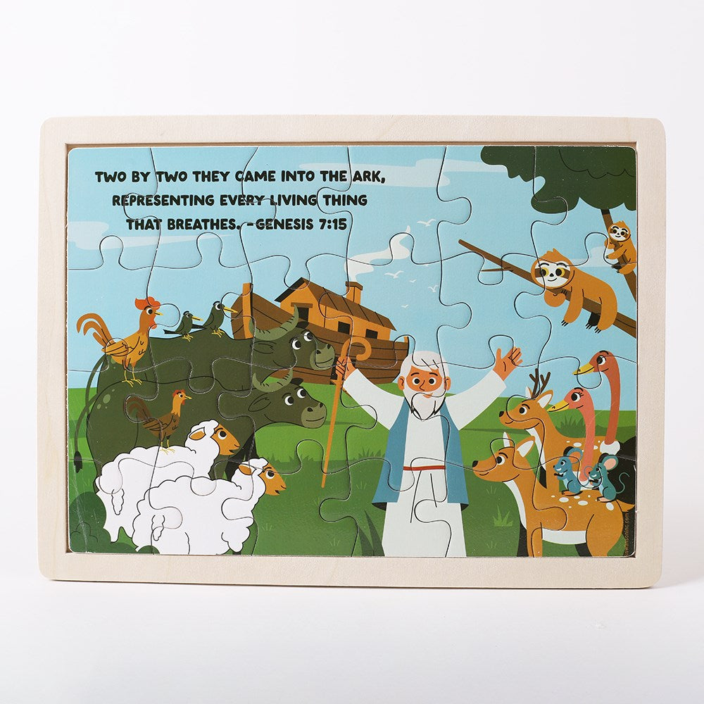 Jigsaw Puzzle-Noahs Ark-Wooden (Ages 3+)