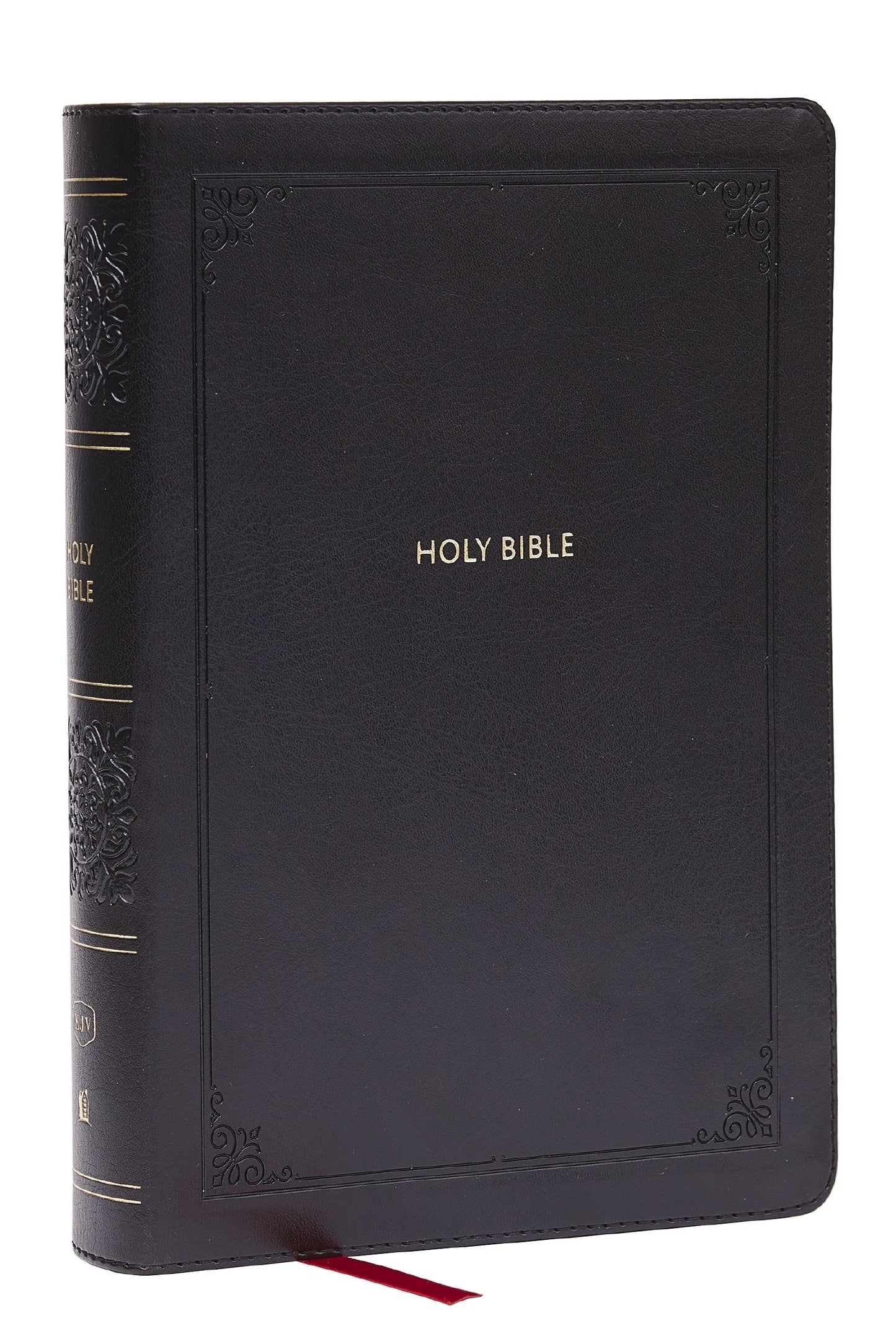 KJV Giant Print Reference Bible (Comfort Print)-Black Leathersoft