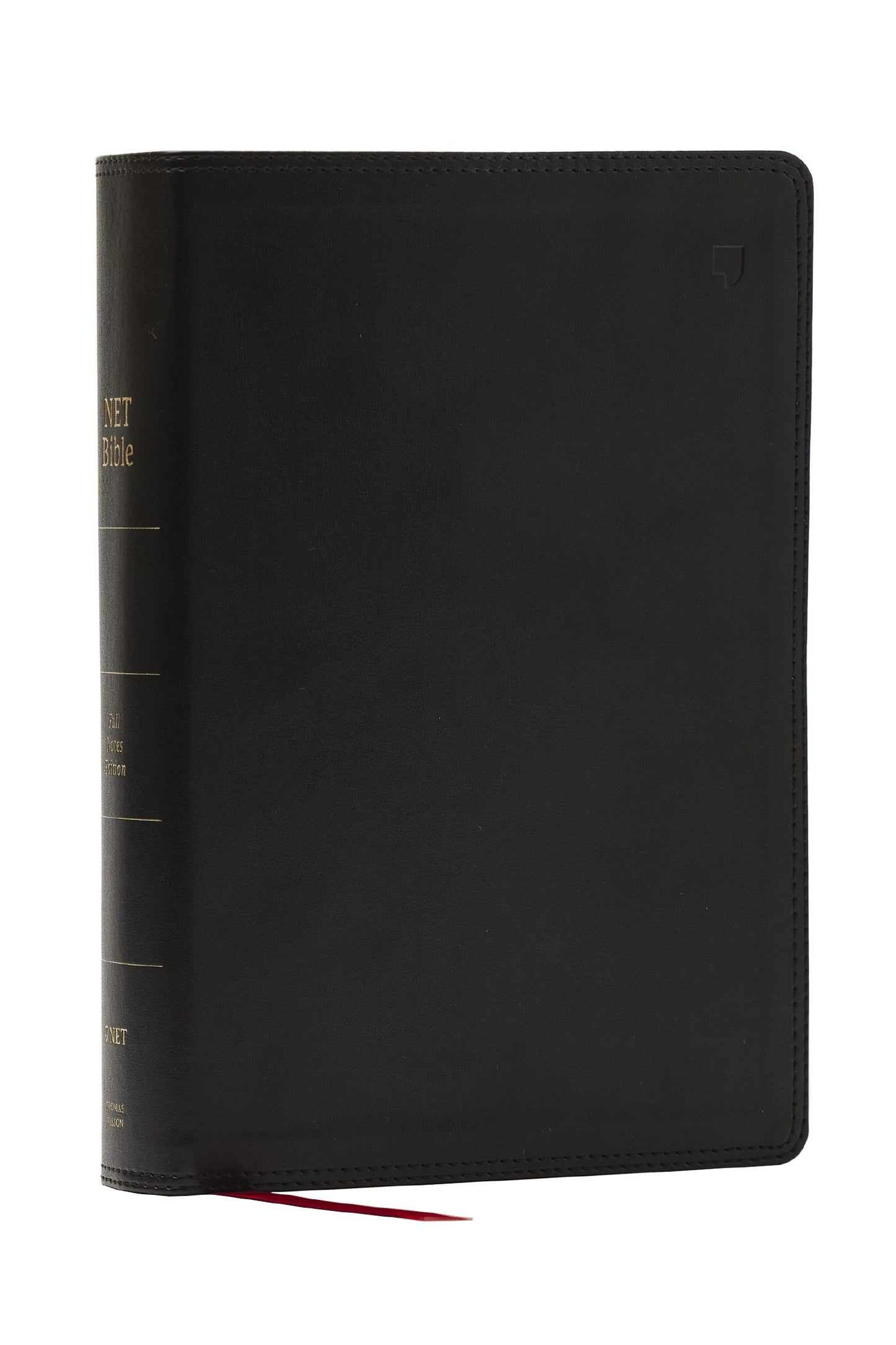 NET Bible Full Notes Edition (Comfort Print)-Black Leathersoft