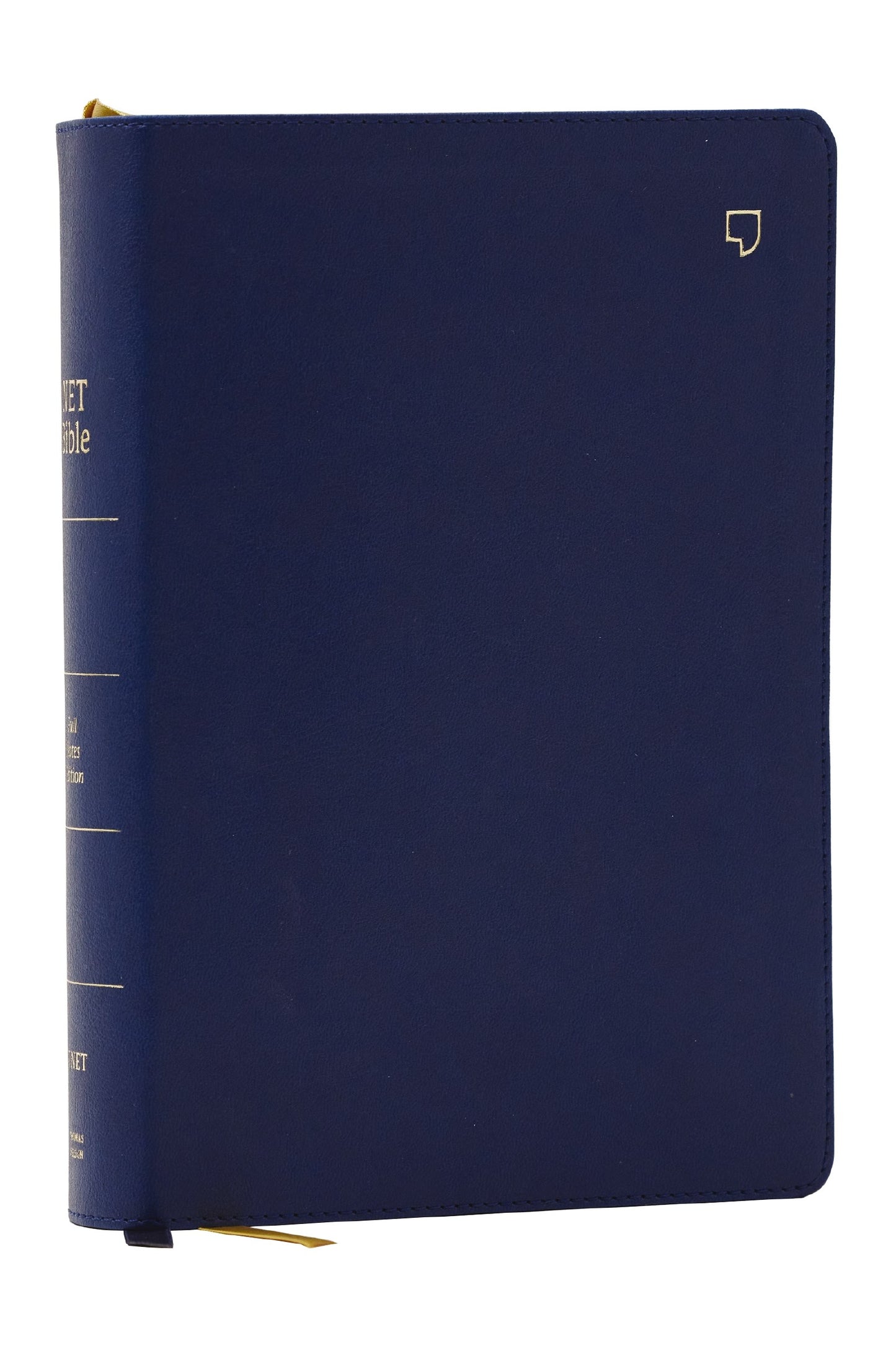 NET Bible Full Notes Edition (Comfort Print)-Blue Leathersoft