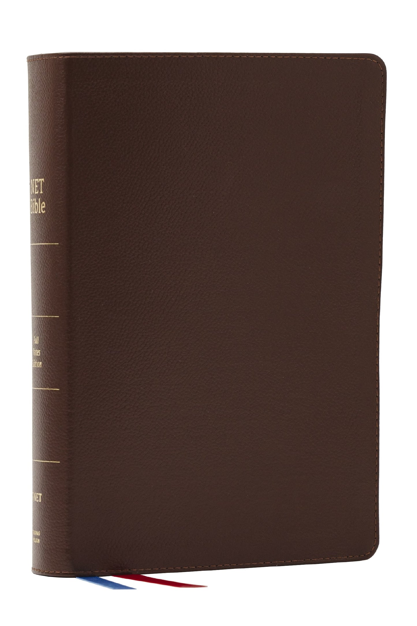 NET Bible Full Notes Edition (Comfort Print)-Brown Genuine Leather