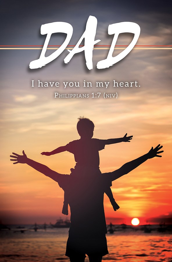 Bulletin-Happy Father's Day/Dad (Philippians 1:17 NIV) (Pack Of 100)