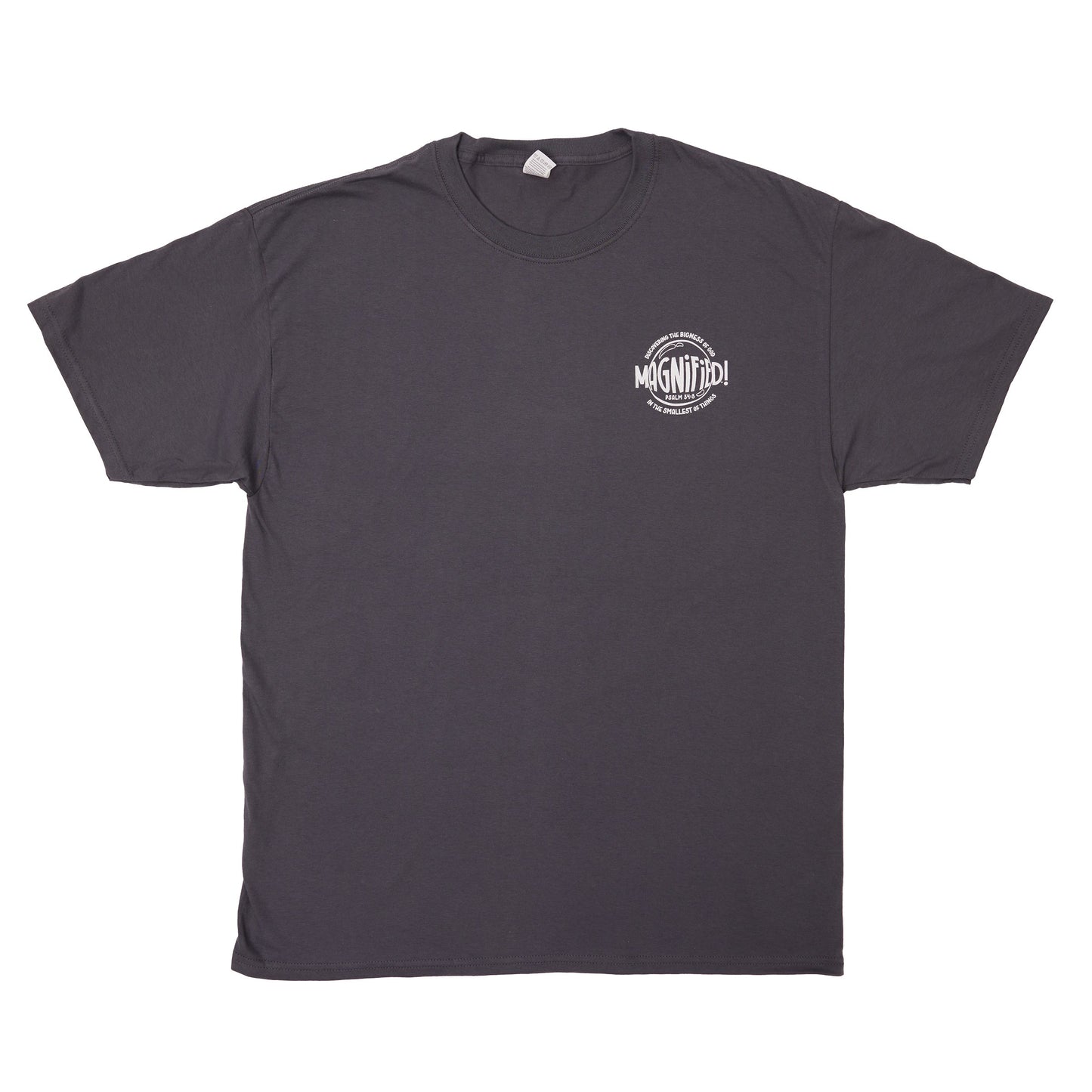 VBS-Magnified!: Adult Verse T-Shirt Size X-Large (Size 46-48)-Gray (2025)