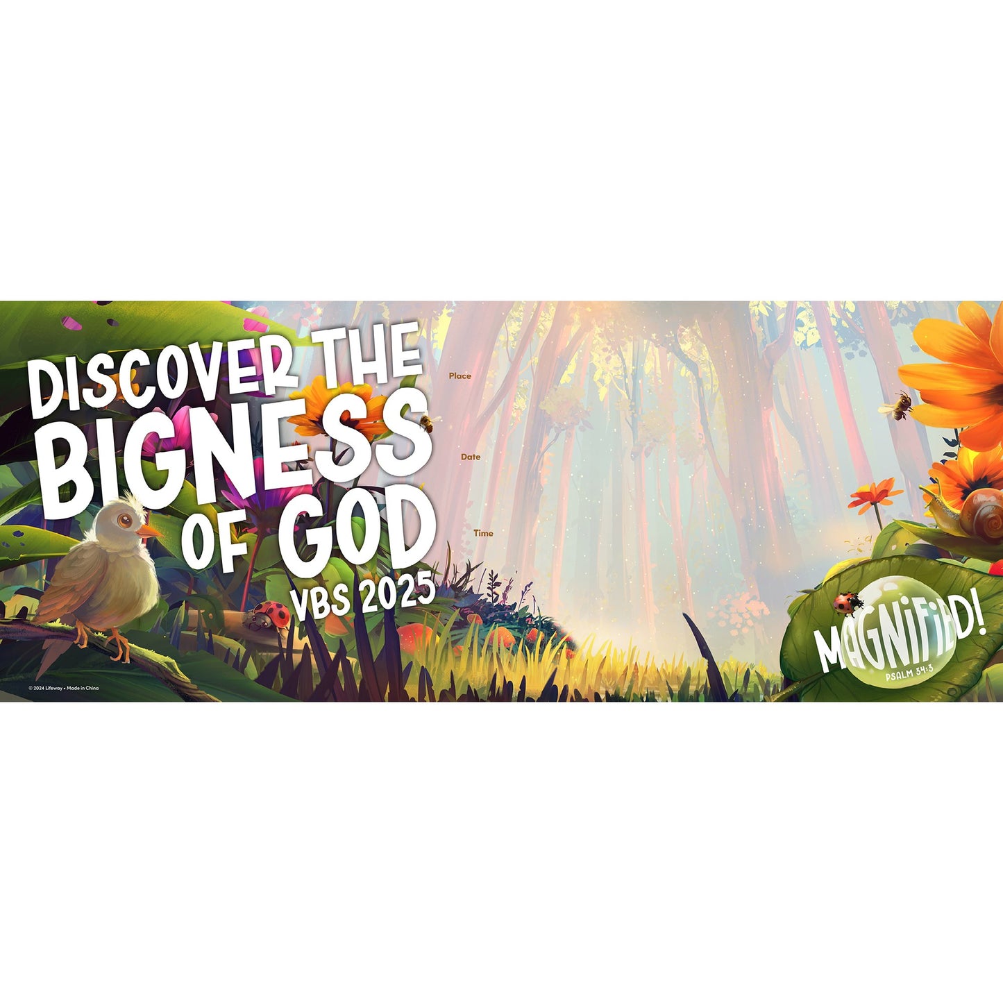 VBS-Magnified!: Promotional Banner (35" x 87") (2025)