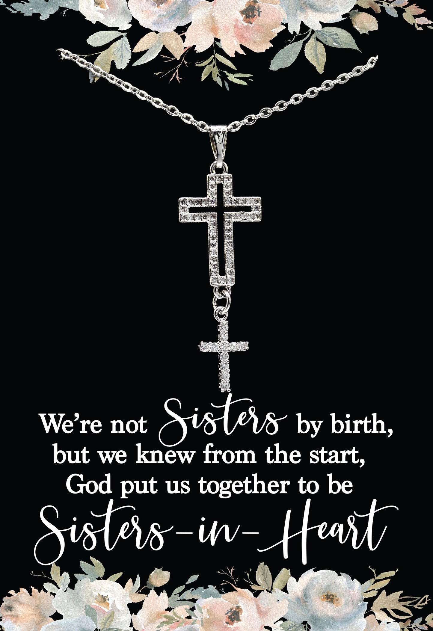 Necklace-Eden Merry-Cross-Sister In Heart