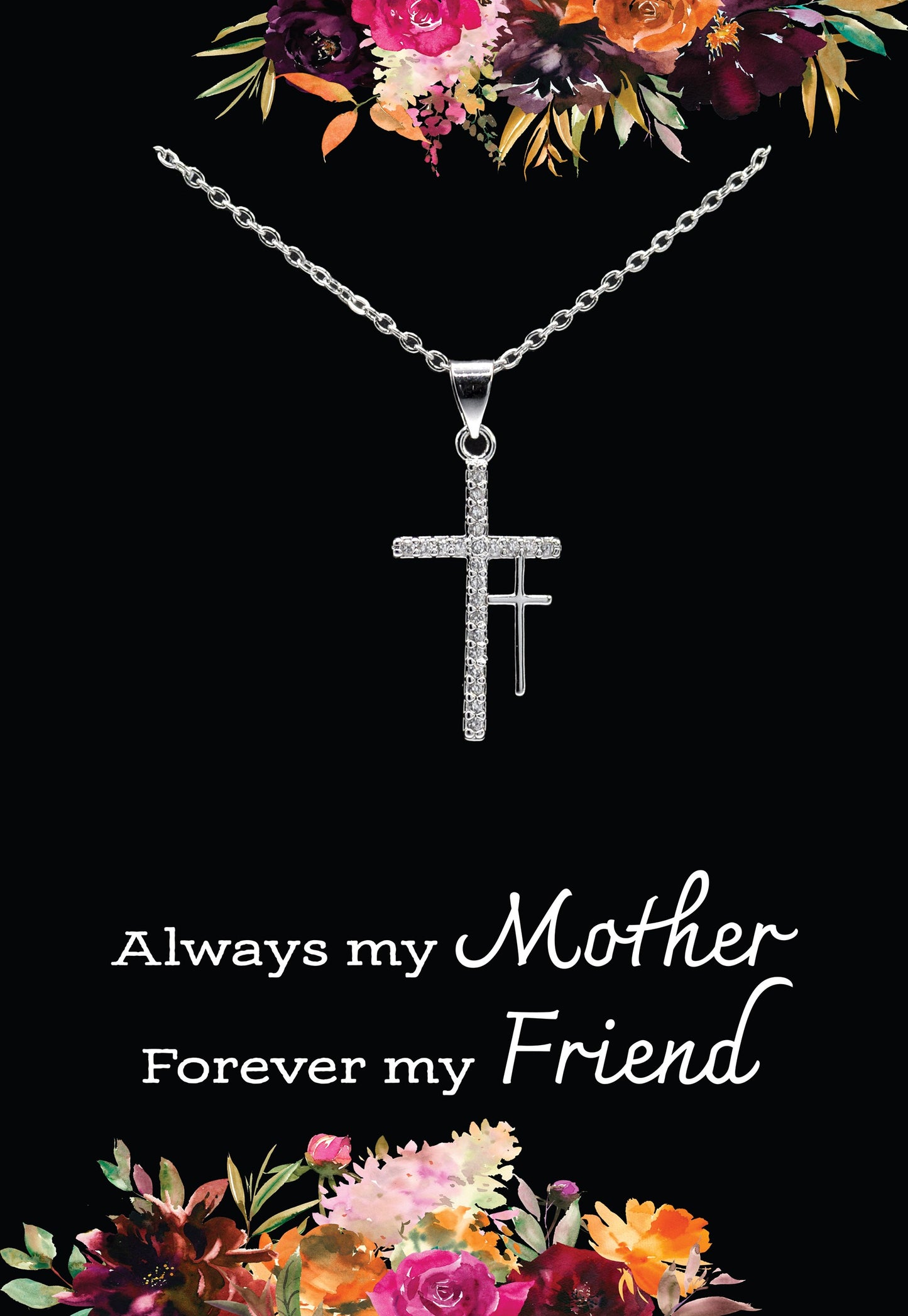 Necklace-Eden Merry-Cross-Always My Mother
