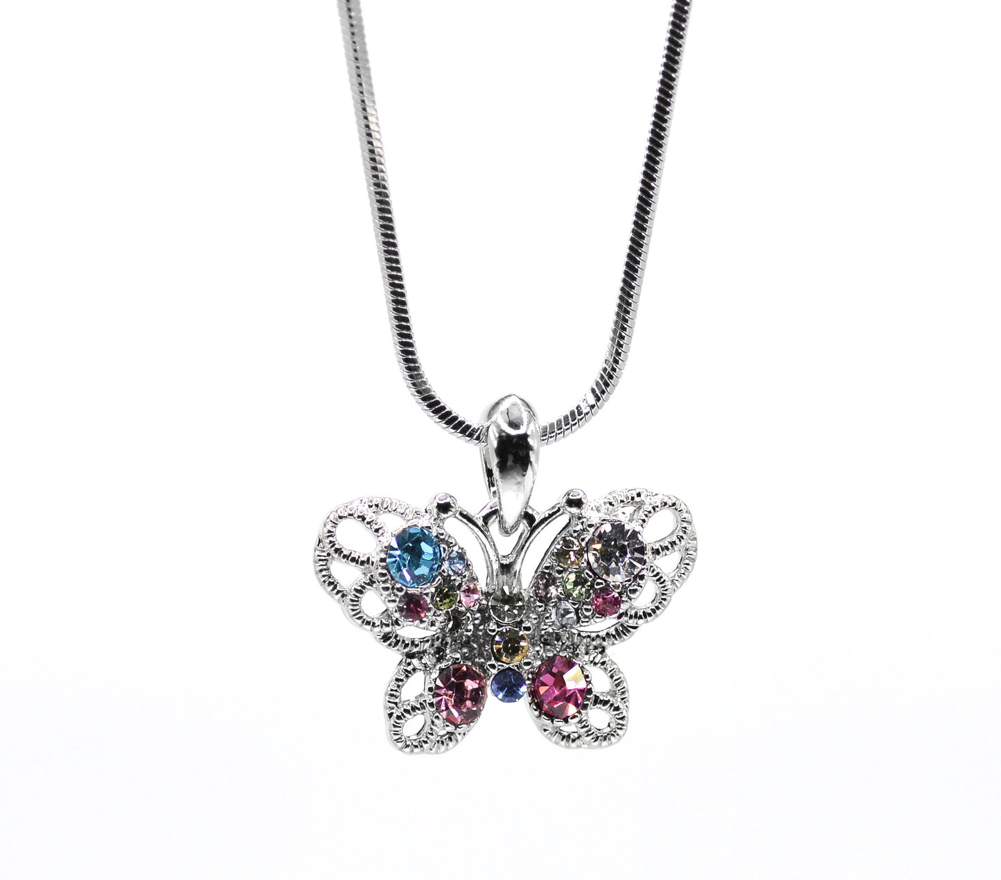 Necklace-Eden Merry-Butterfly-Multi